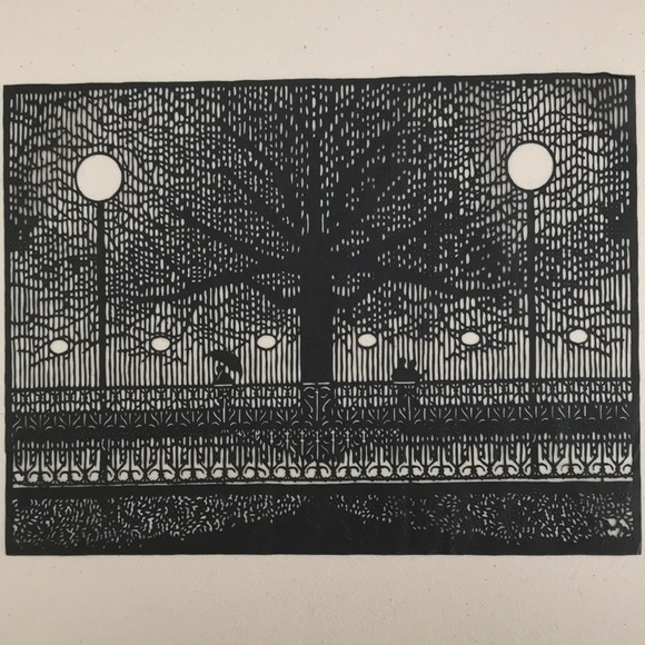 💖 Handmade PaperCut Silhouette Scherenschn… - Picture 1 of 6